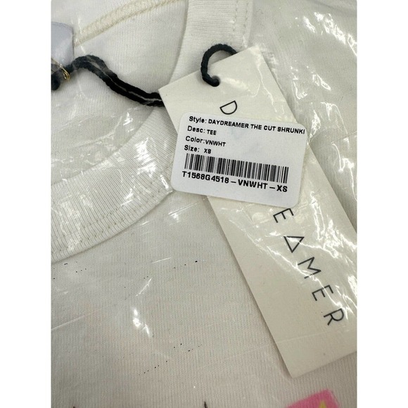 Daydreamer by Free People The Cut Shrunken Tee Top XS New With Tags - Picture 10 of 11